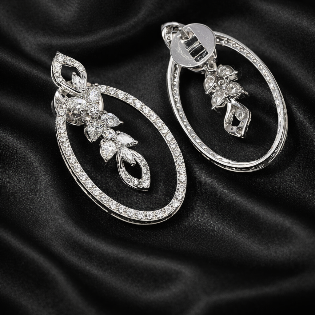 Dual Elegance Convertible Earrings | 2.8 Ct Lab Diamonds