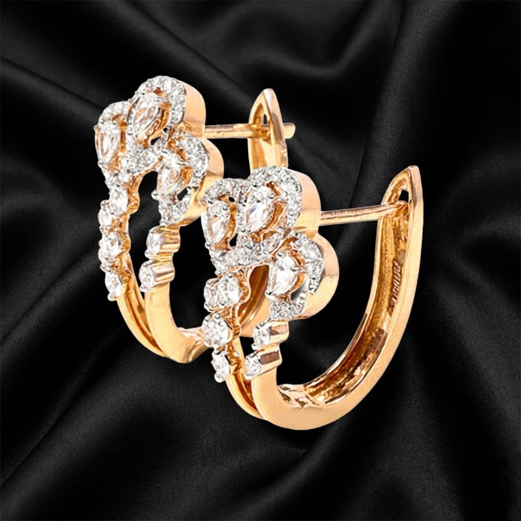 Bloom Hoops | 0.84 Ct Lab-Grown Diamond Earrings