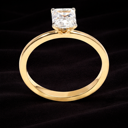 1.37 ct Radiant-Cut Solitaire Ring