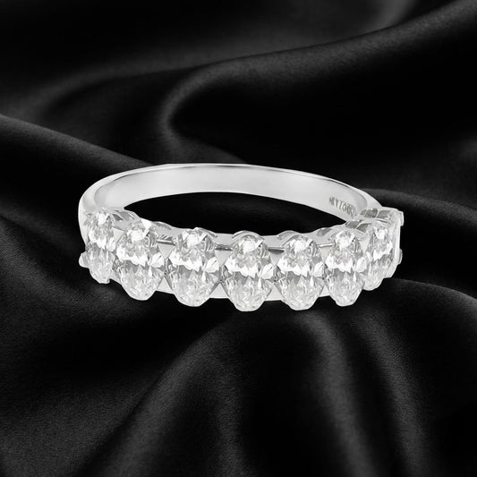 1.9 ct Oval Diamond White Gold Ring